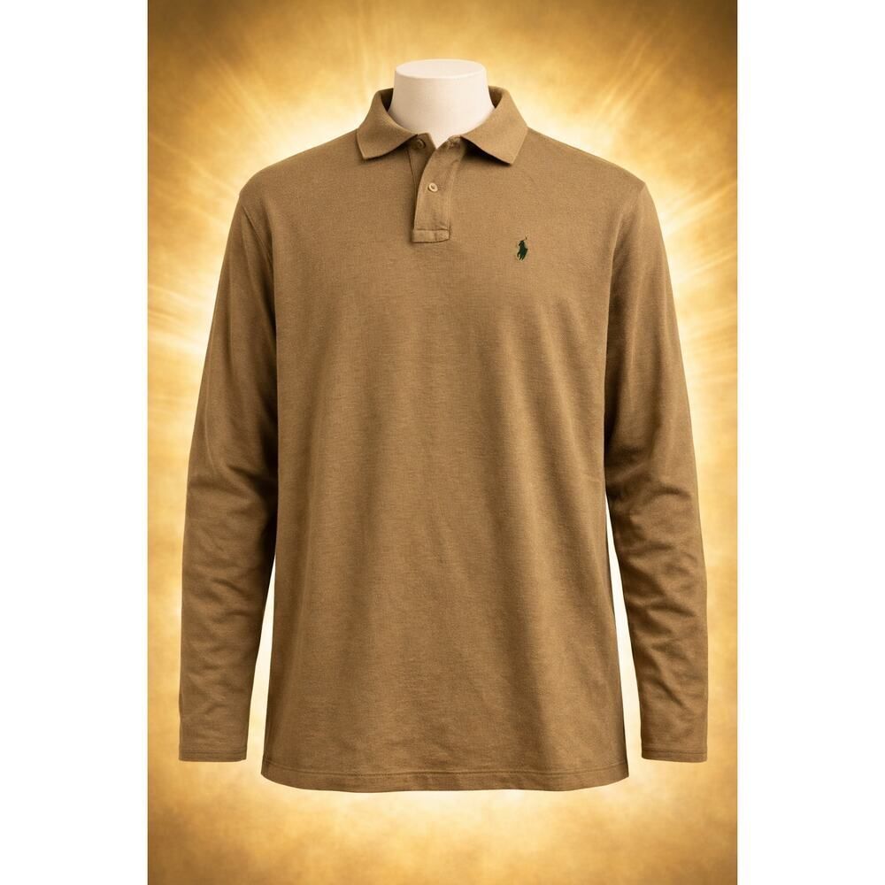 Vintage 90s Polo Ralph Lauren Men’s Pony Long Sleeve Polo Shirt XXL